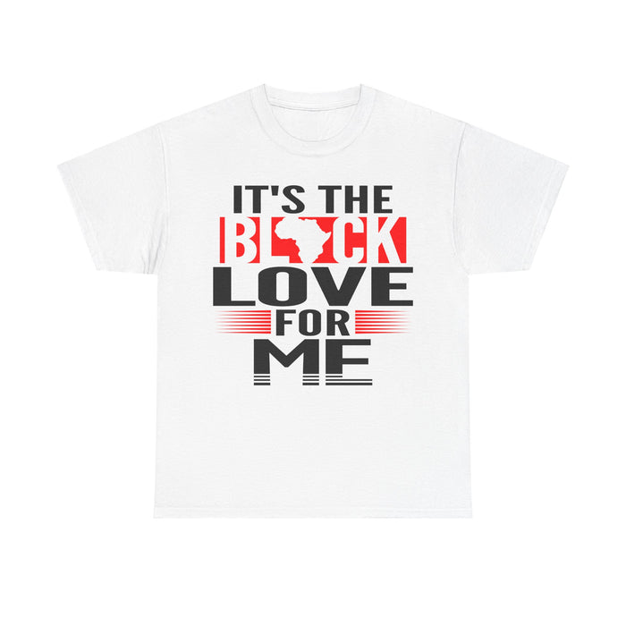 Black Love Couples T-Shirt (White)
