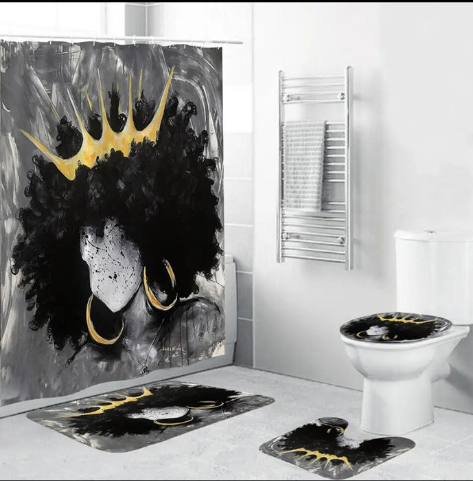 Black Queen Bathroom Set