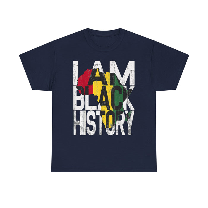 "I am Black History" Africa T-Shirt